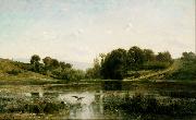 Charles-Francois Daubigny Landscape at Gylieu (mk09) oil painting picture wholesale